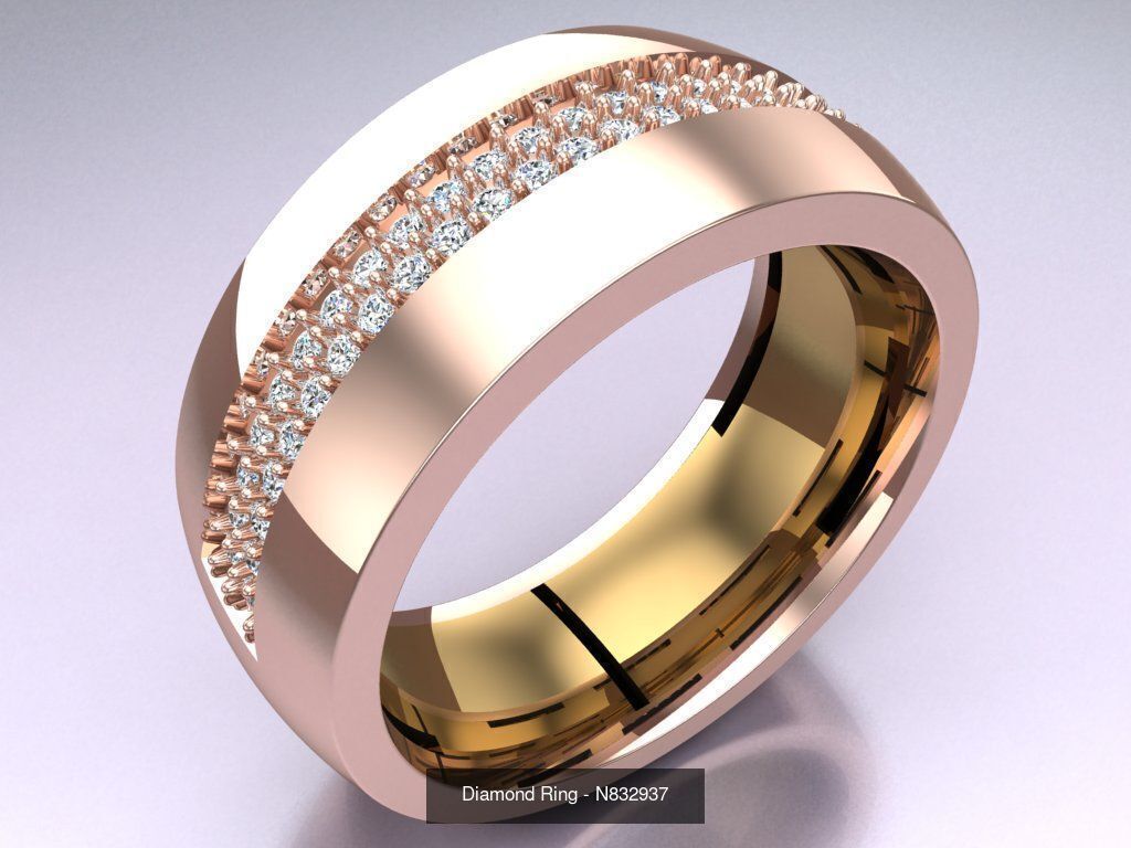 Collection 3d Ring Jewellery - 100 Rings N02 _33