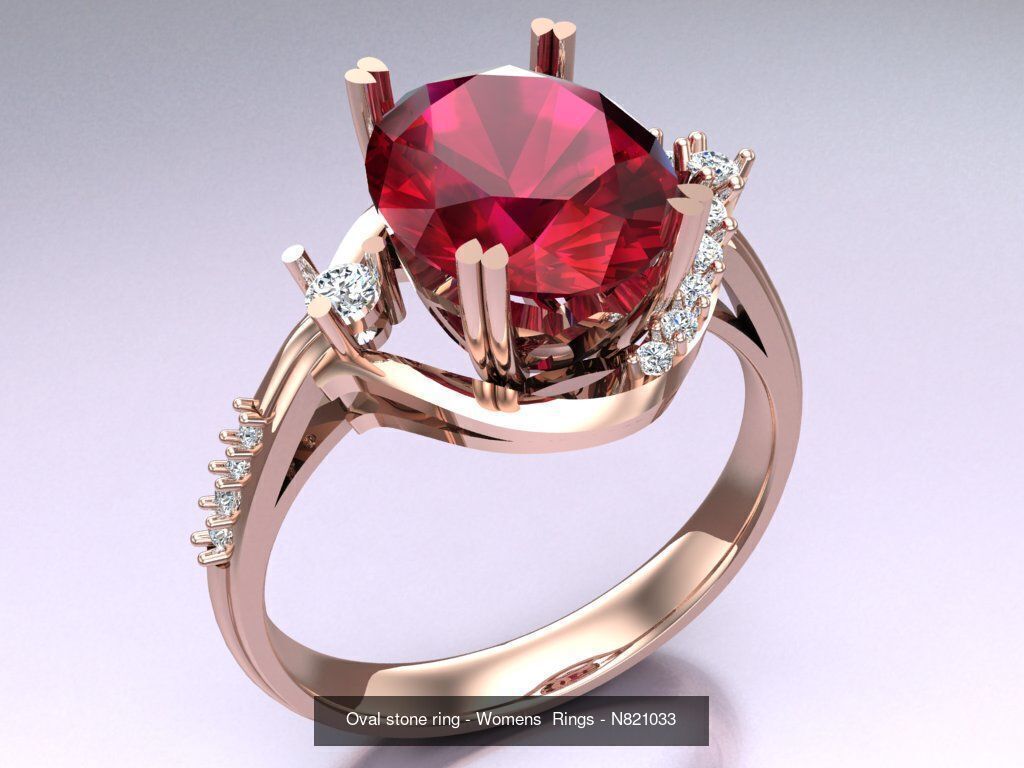 Collection 3d Ring Jewellery - 100 Rings N02 _106
