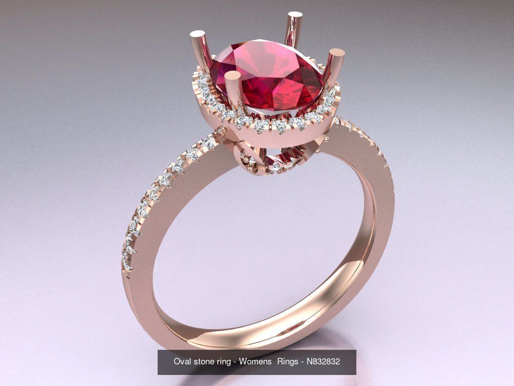 Collection 3d Ring Jewellery - 100 Rings N02 _29
