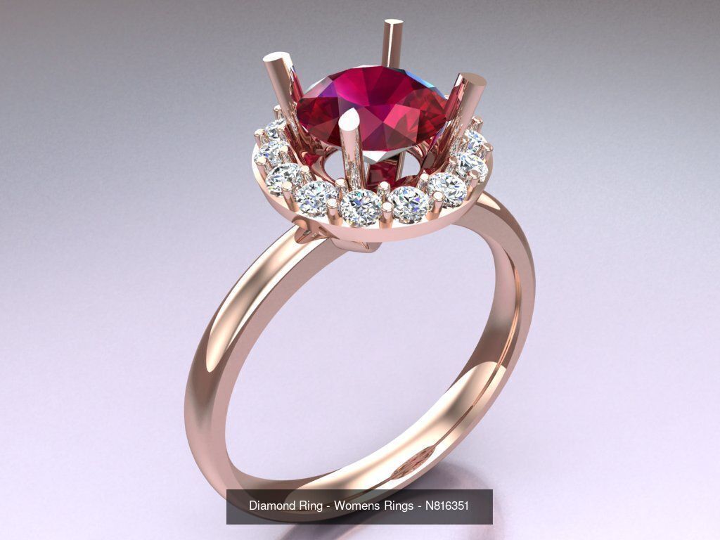 Collection 3d Ring Jewellery - 100 Rings N02 _69