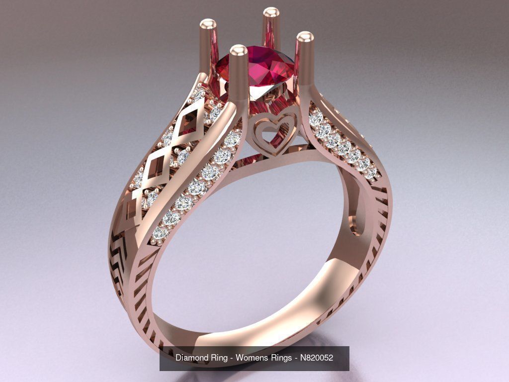 Collection 3d Ring Jewellery - 100 Rings N02 _91