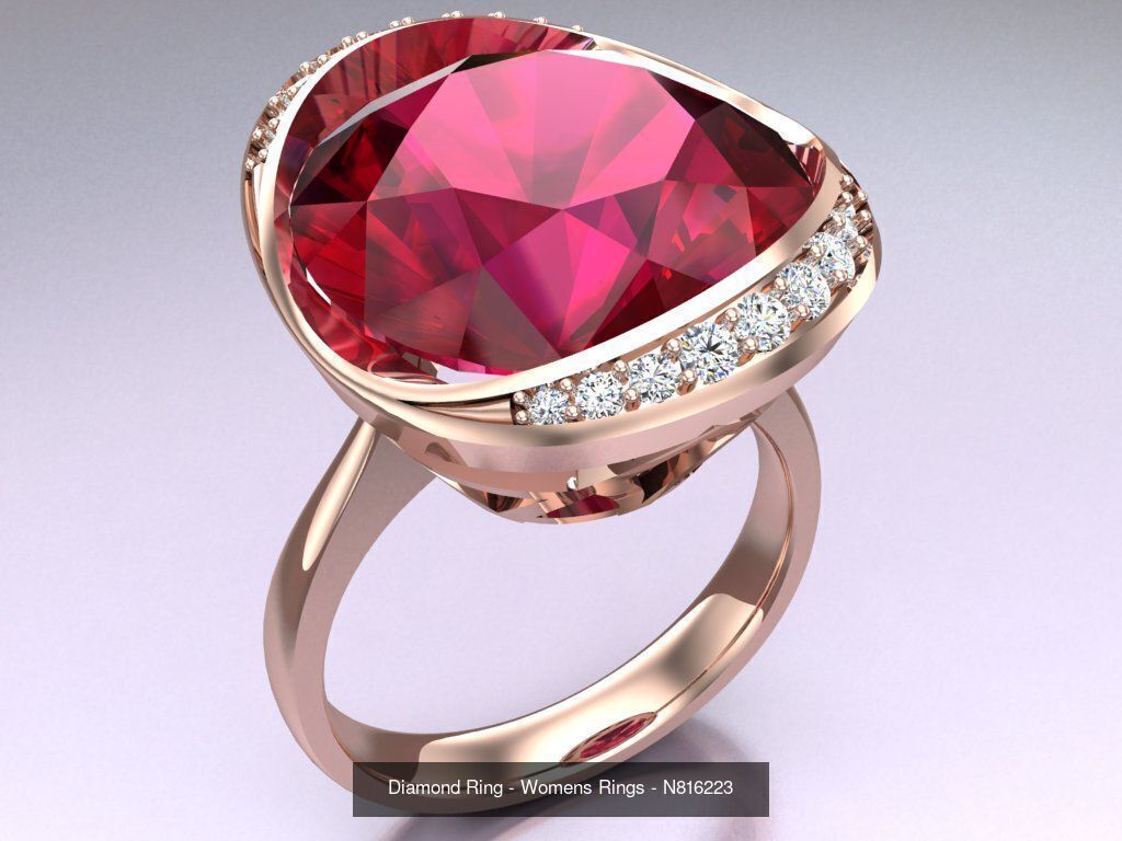 Collection 3d Ring Jewellery - 100 Rings N02 _60
