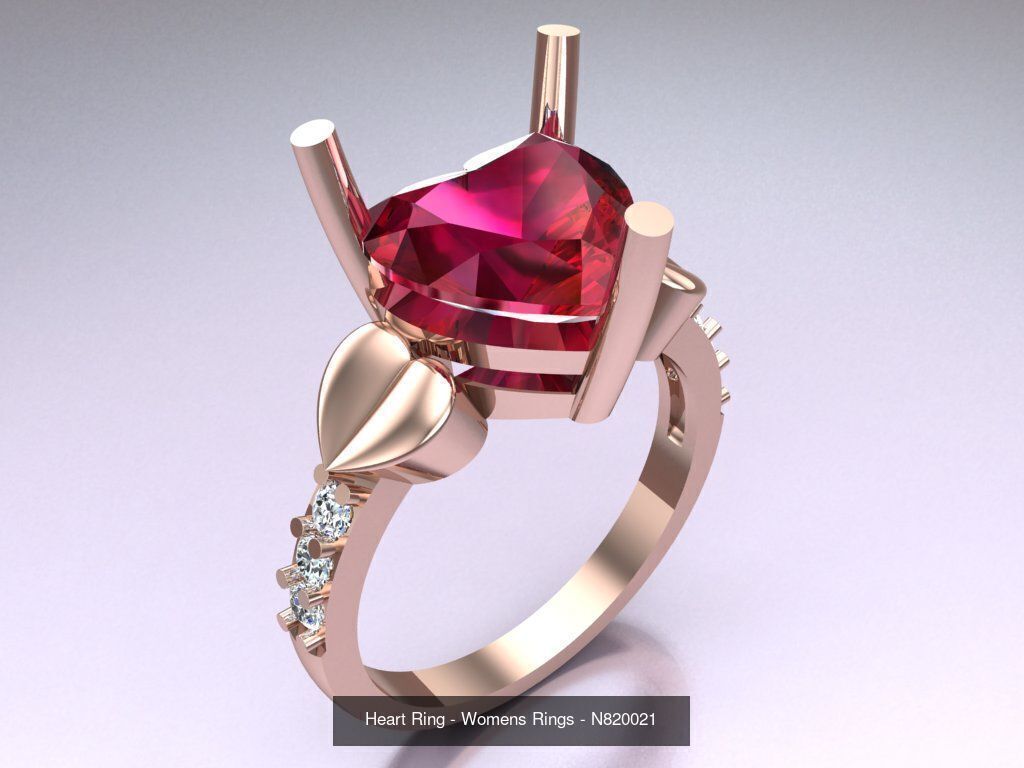 Collection 3d Ring Jewellery - 100 Rings N02 _88