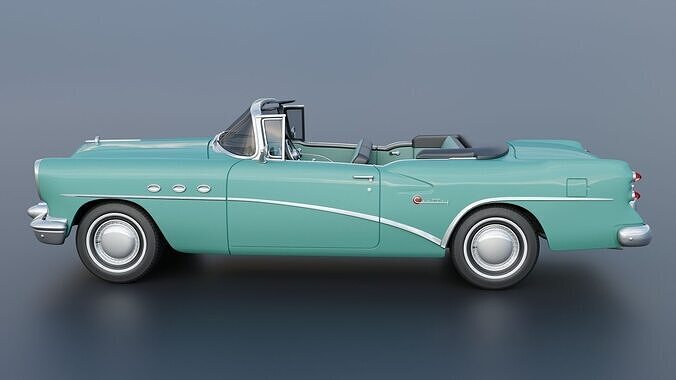 Buick Century Convertible 1954 3D print model 4