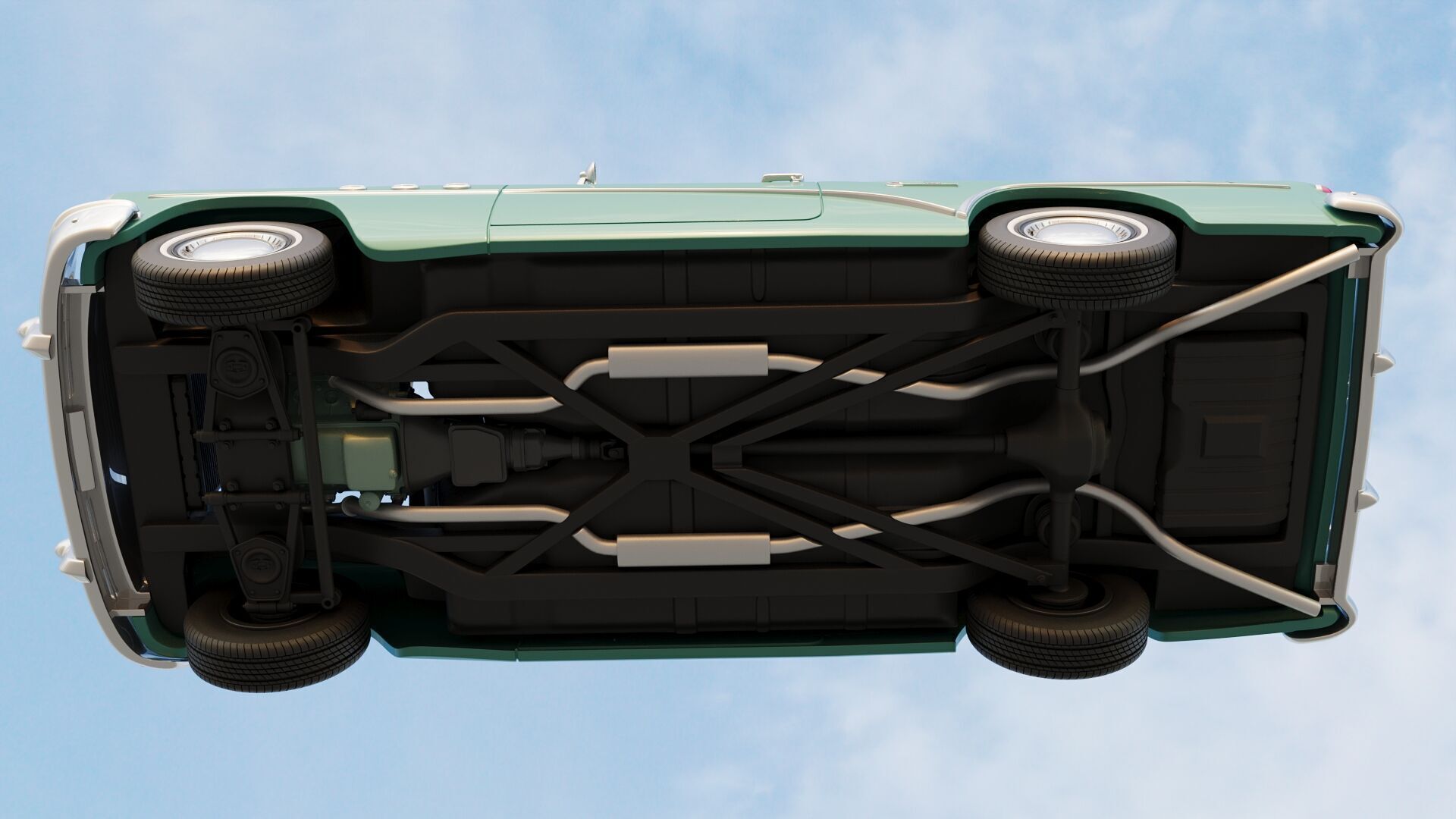 Buick Century Convertible 1954 3D print model_17