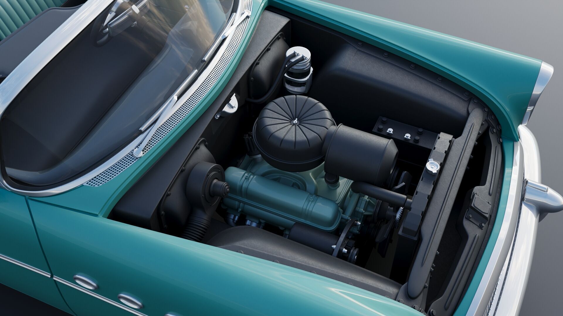 Buick Century Convertible 1954 3D print model_16