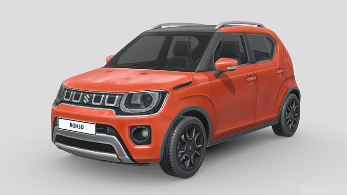 Suzuki Ignis 2021 Low-poly 3D model
