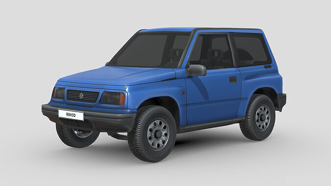 Suzuki Vitara Mk1 3door 1989 Low-poly 3D model