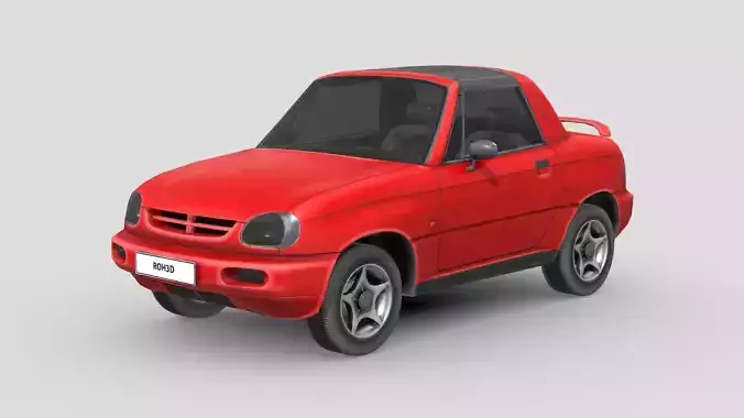 Suzuki X90 1996 Low-poly 3D model
