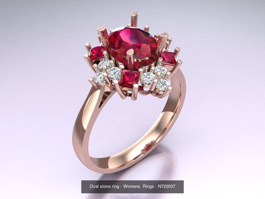 Collection 3d Ring Jewellery - 100 Rings N04 _43