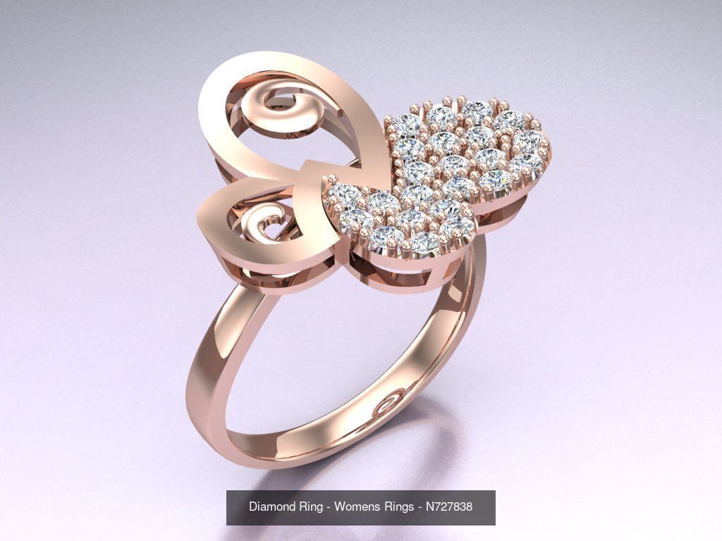 Collection 3d Ring Jewellery - 100 Rings N04 _74