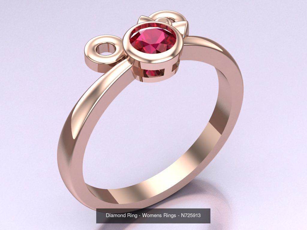 Collection 3d Ring Jewellery - 100 Rings N04 _62