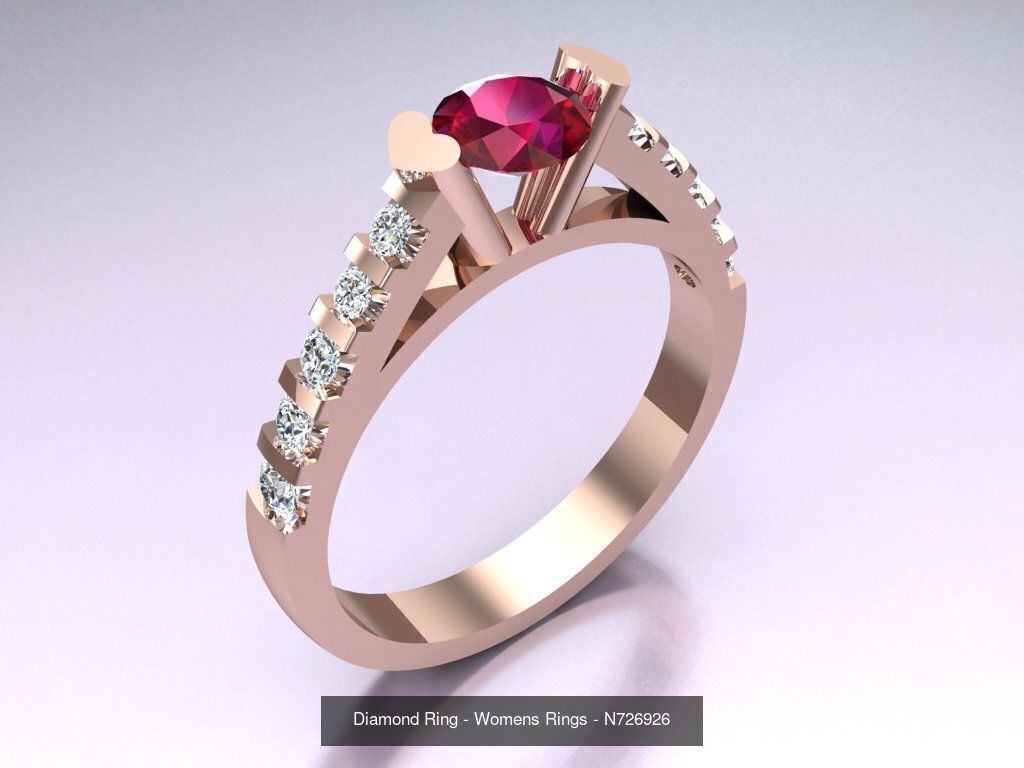 Collection 3d Ring Jewellery - 100 Rings N04 _101