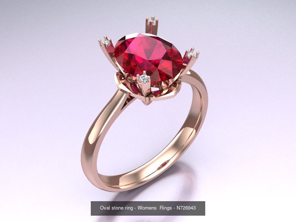 Collection 3d Ring Jewellery - 100 Rings N04 _103