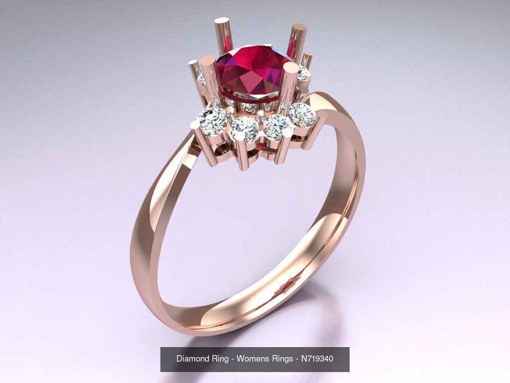 Collection 3d Ring Jewellery - 100 Rings N04 _31