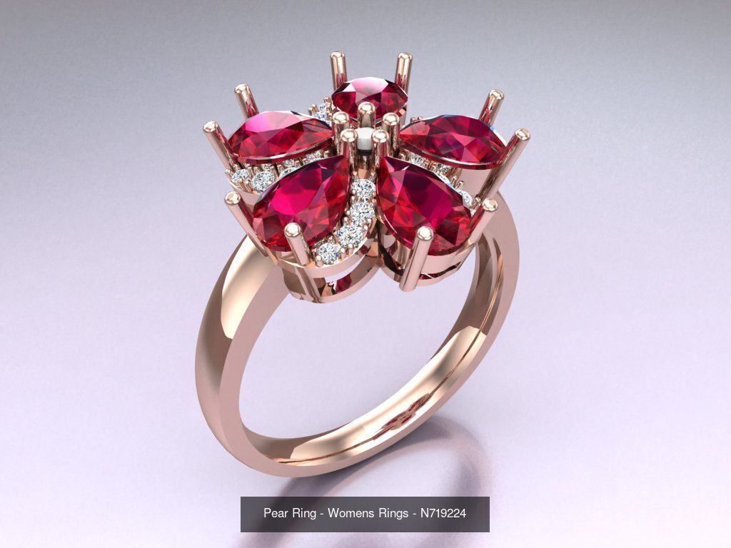 Collection 3d Ring Jewellery - 100 Rings N04 _27