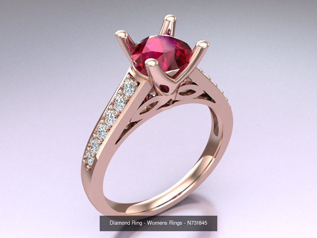 Collection 3d Ring Jewellery - 100 Rings N04 _50