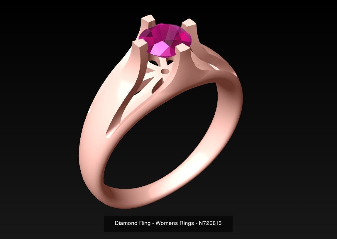 Collection 3d Ring Jewellery - 100 Rings N04 _98