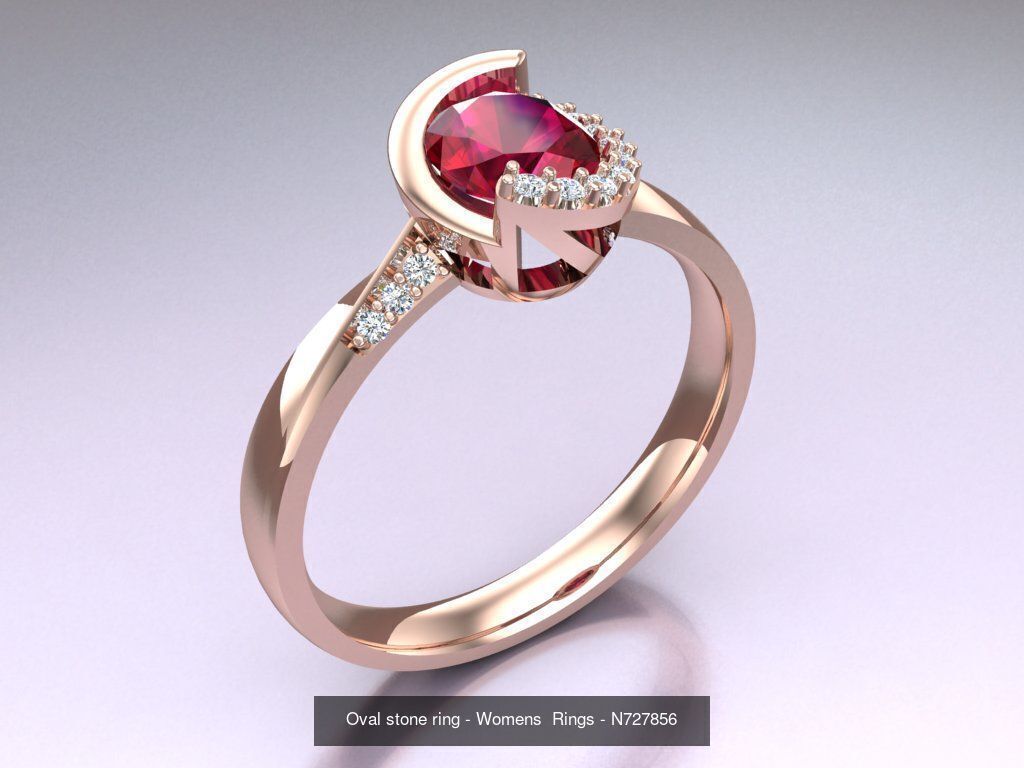 Collection 3d Ring Jewellery - 100 Rings N04 _73