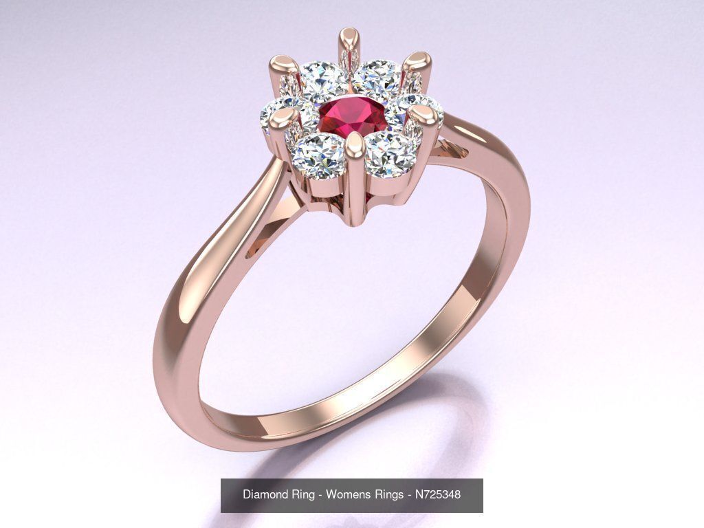 Collection 3d Ring Jewellery - 100 Rings N04 _82