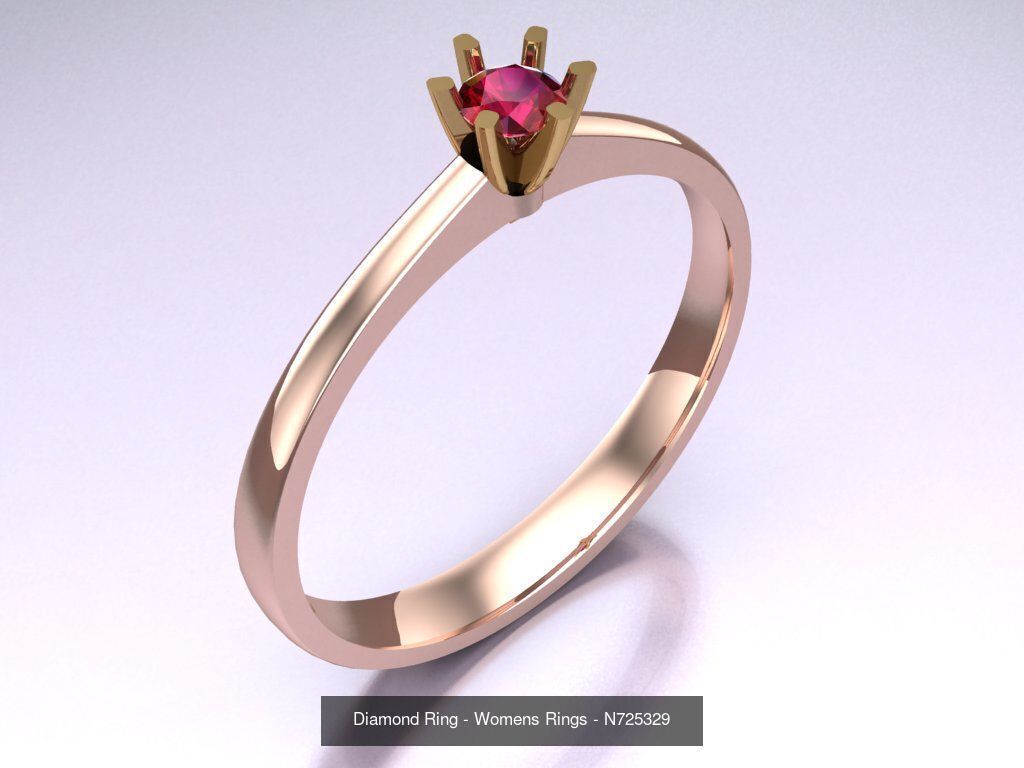 Collection 3d Ring Jewellery - 100 Rings N04 _79