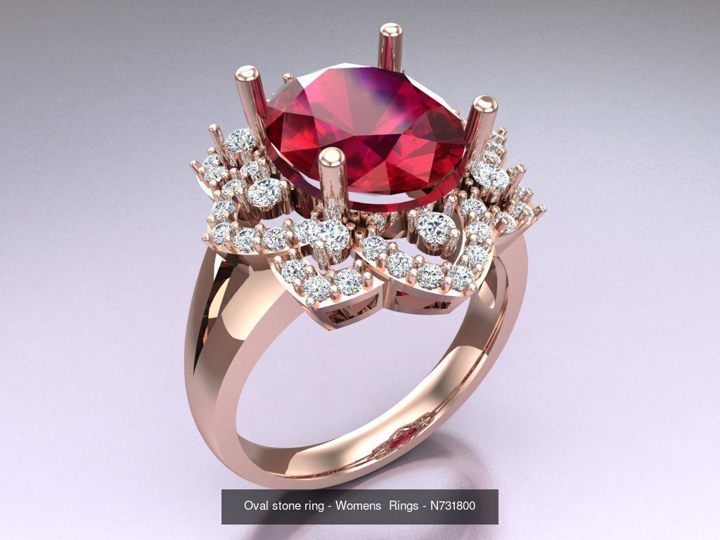 Collection 3d Ring Jewellery - 100 Rings N04 _48