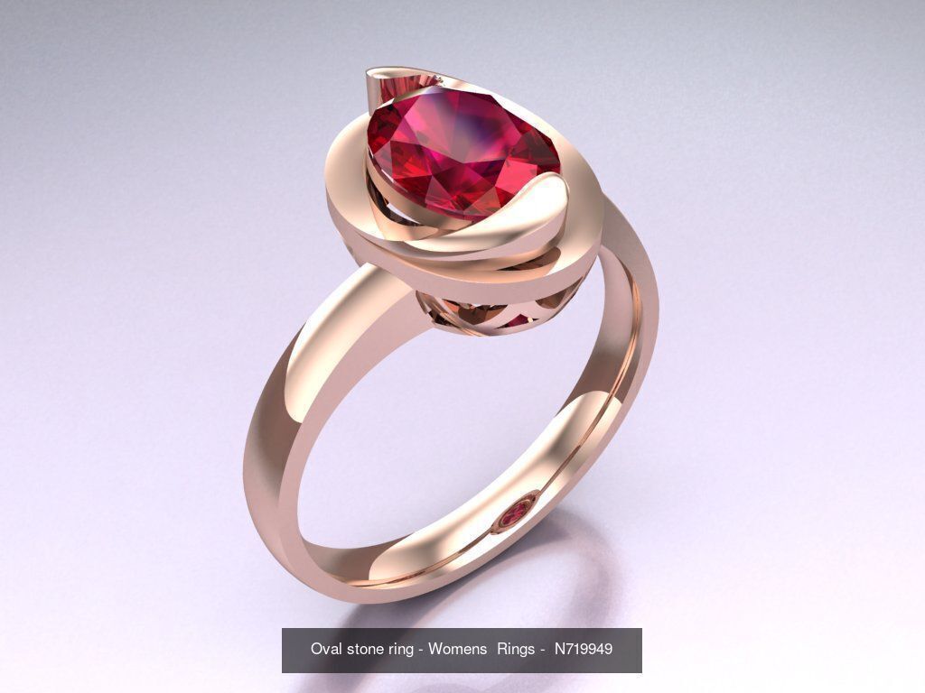 Collection 3d Ring Jewellery - 100 Rings N04 _16