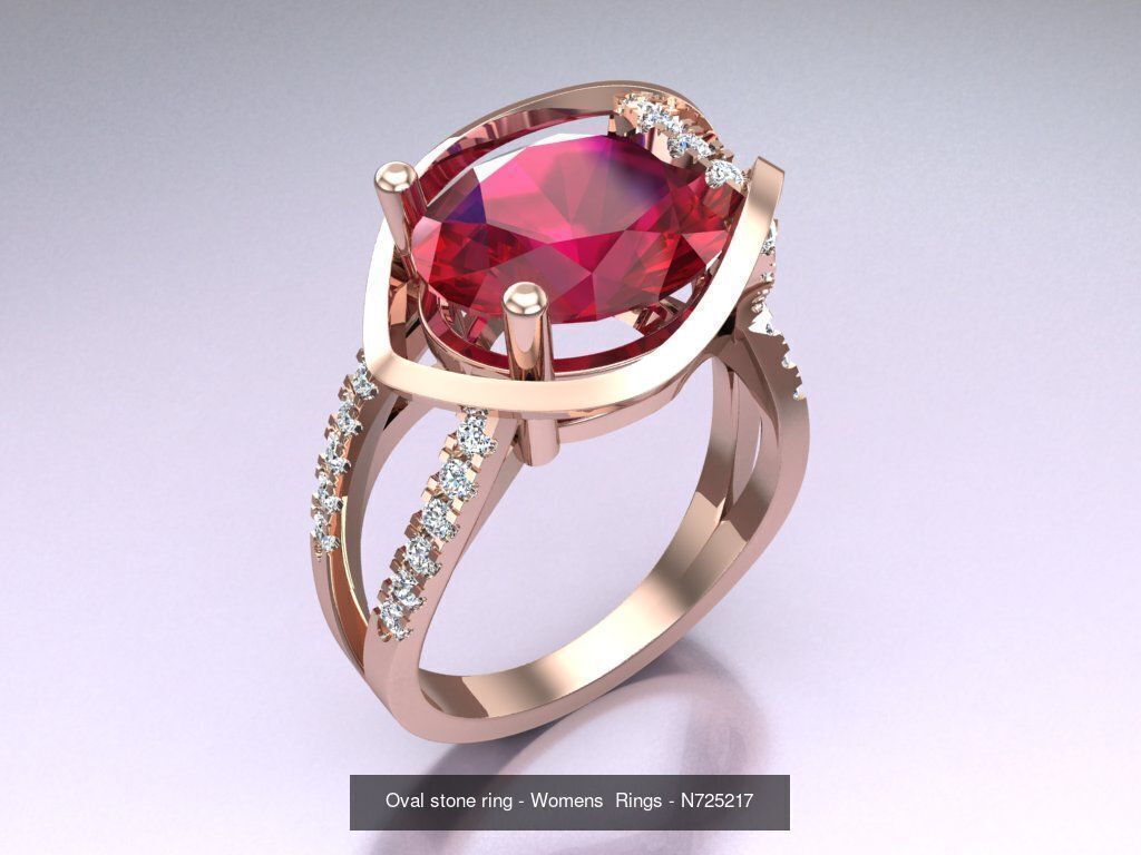 Collection 3d Ring Jewellery - 100 Rings N04 _66