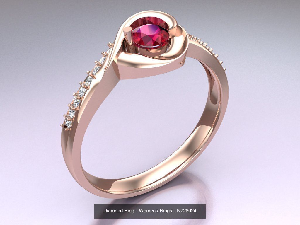 Collection 3d Ring Jewellery - 100 Rings N04 _111