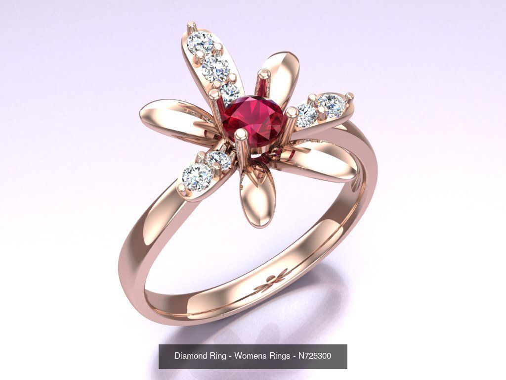 Collection 3d Ring Jewellery - 100 Rings N04 _76