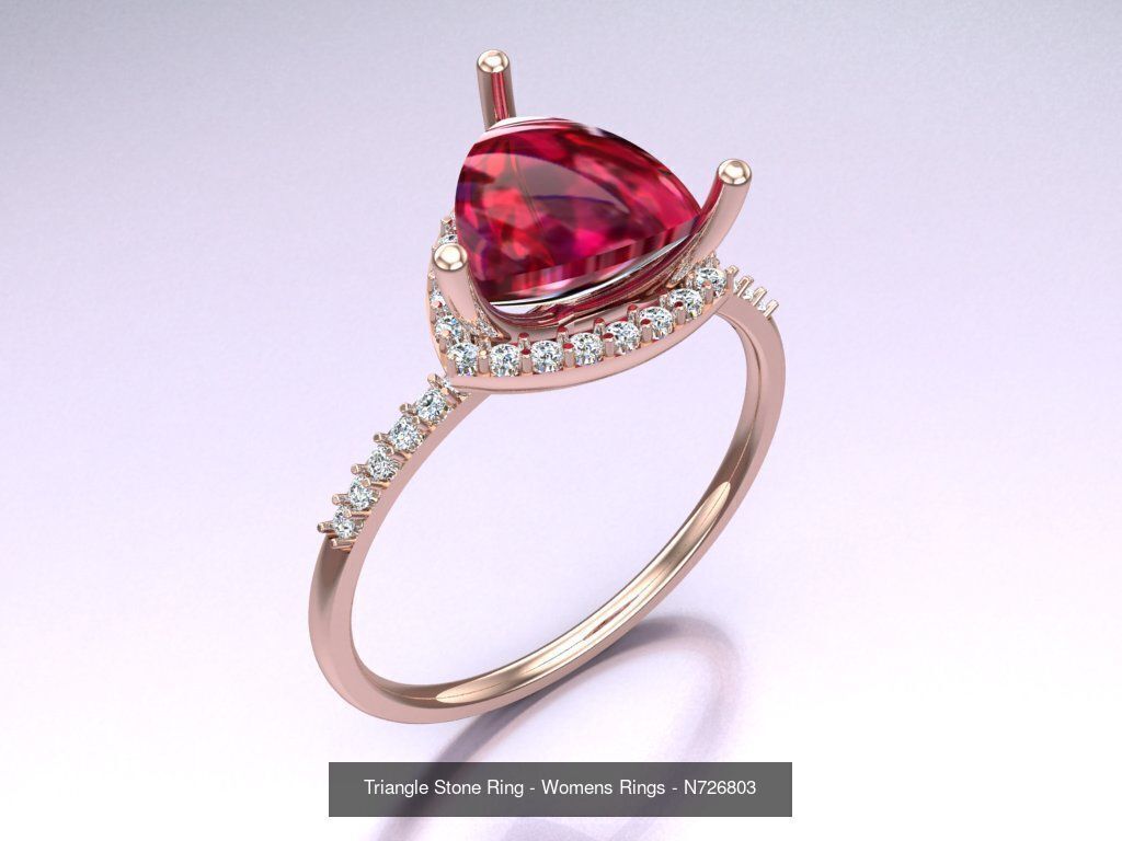 Collection 3d Ring Jewellery - 100 Rings N04 _96