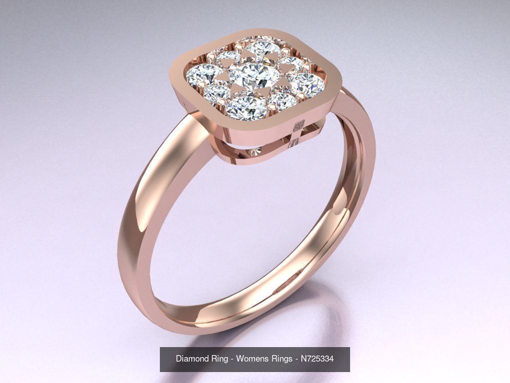 Collection 3d Ring Jewellery - 100 Rings N04 _80