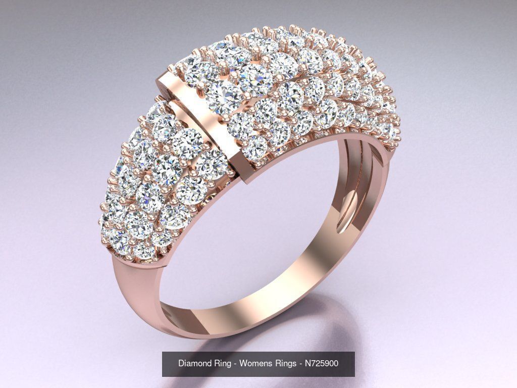 Collection 3d Ring Jewellery - 100 Rings N04 _61