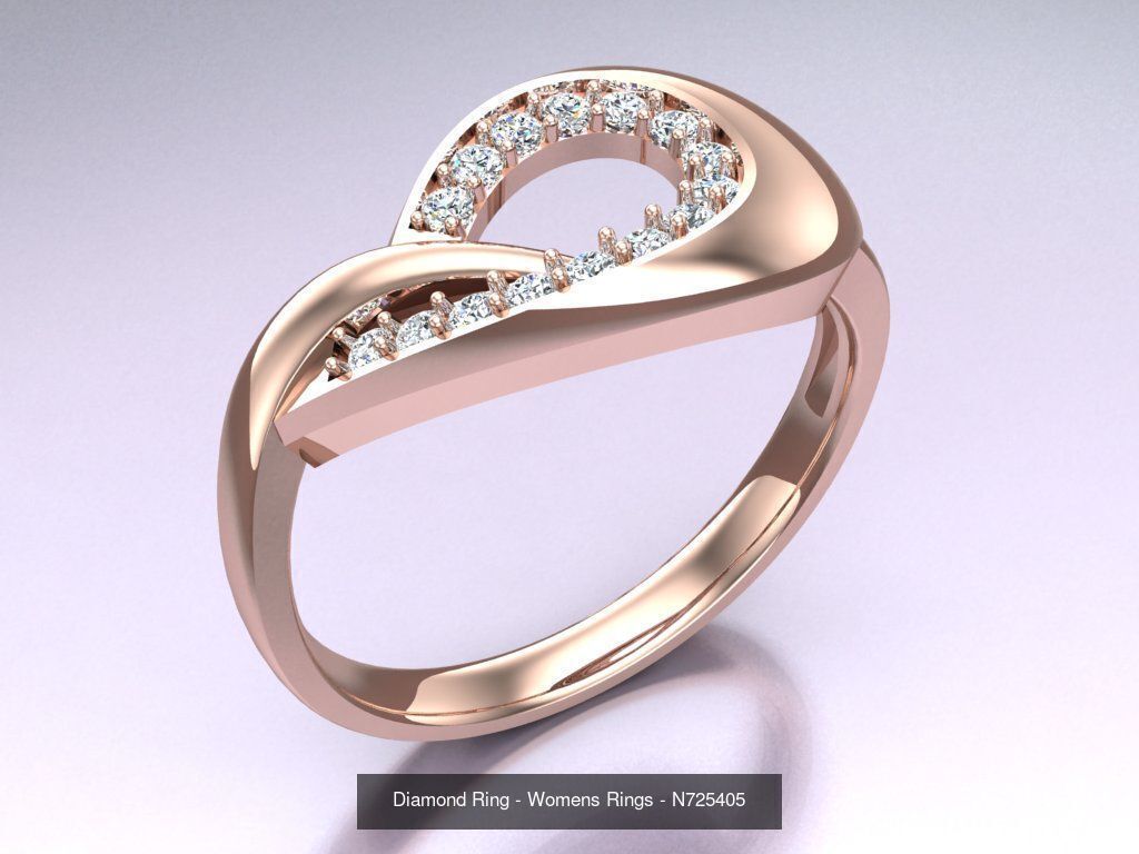 Collection 3d Ring Jewellery - 100 Rings N04 _84
