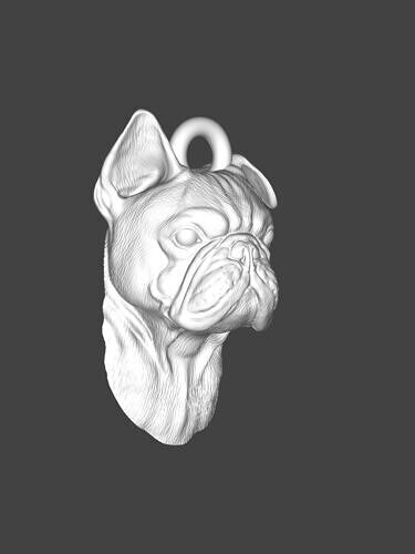 French Bulldog STL - 3D Keychain Dog Lovers 3D print model