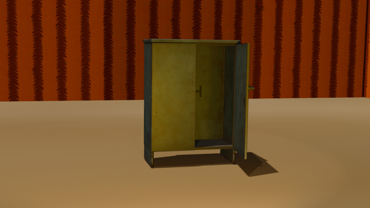 Industrial Utility Box Game Ready Low Poly 3D Model Low-poly 3D model_5