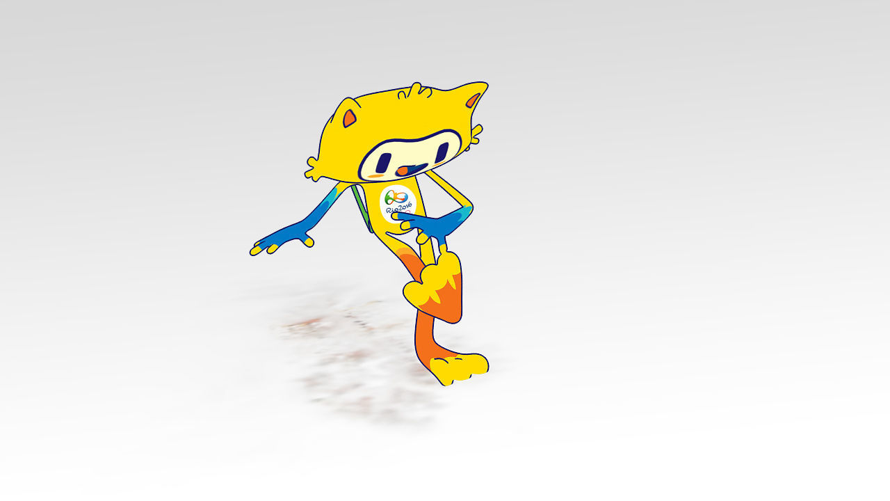 Vinicius Olympic Games Mascot 2016 Rigged Toon Shader Low-poly 3D model_1