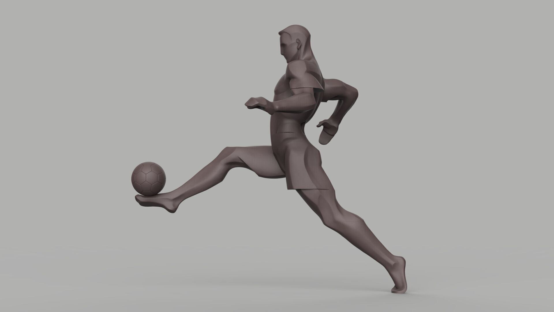 Soccer player  3D model_17