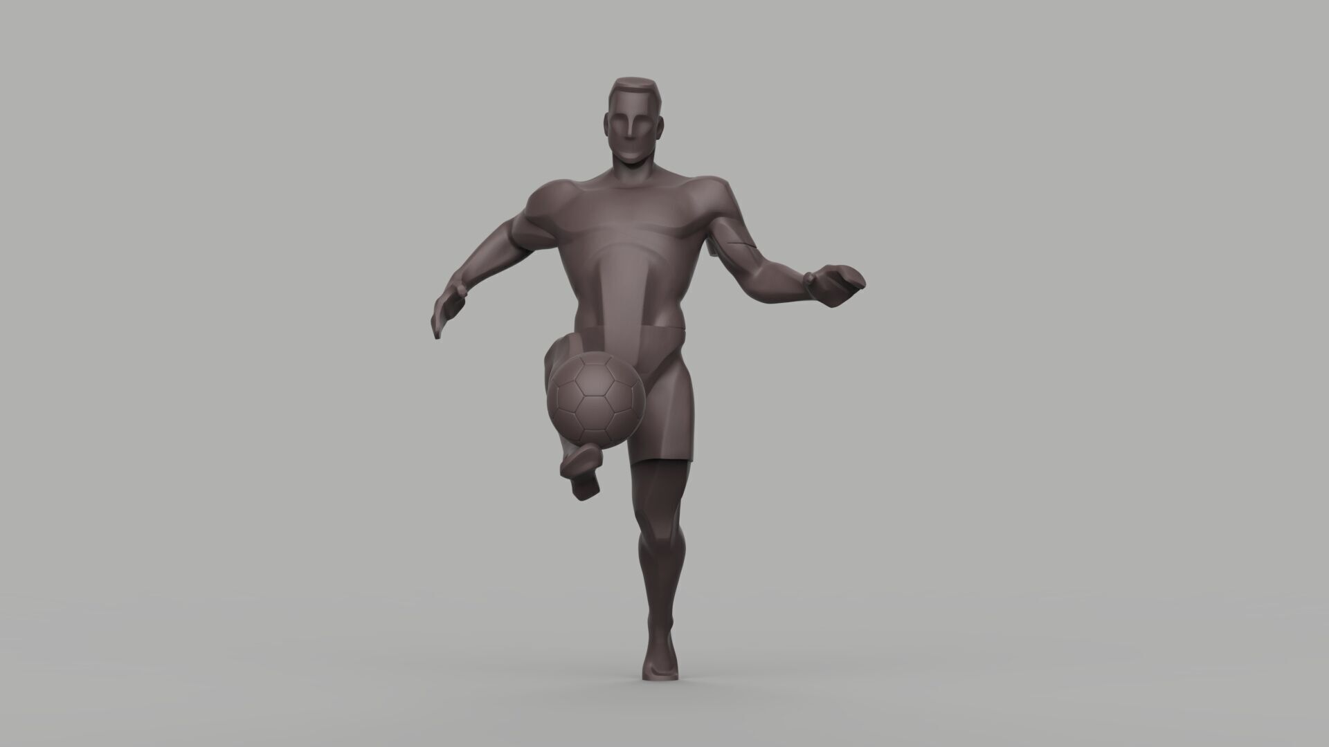 Soccer player  3D model_15