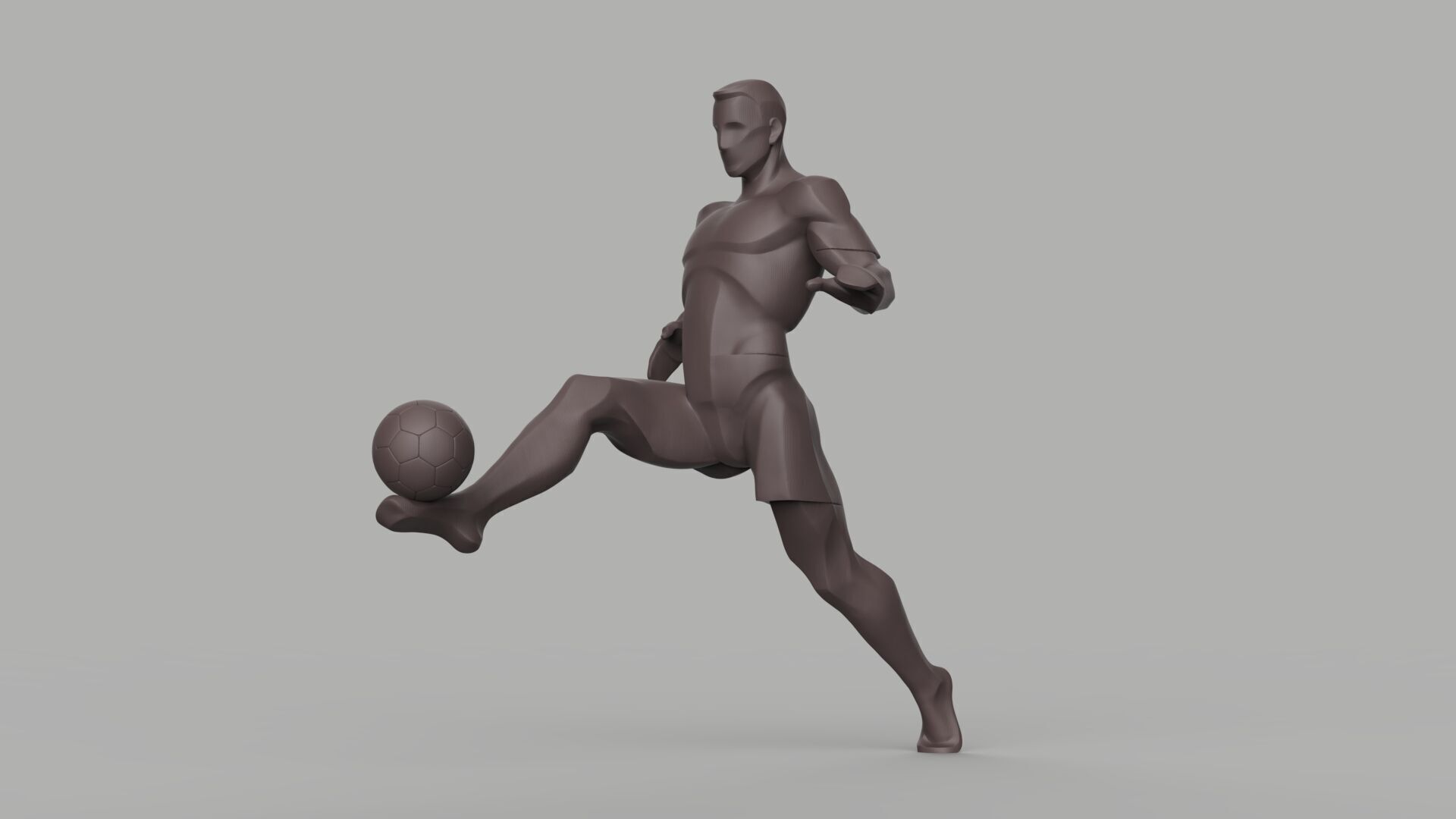 Soccer player  3D model_16