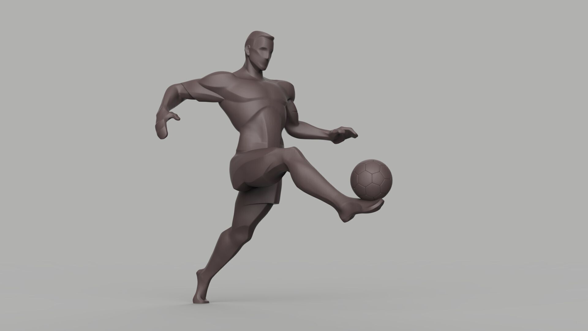 Soccer player  3D model_14
