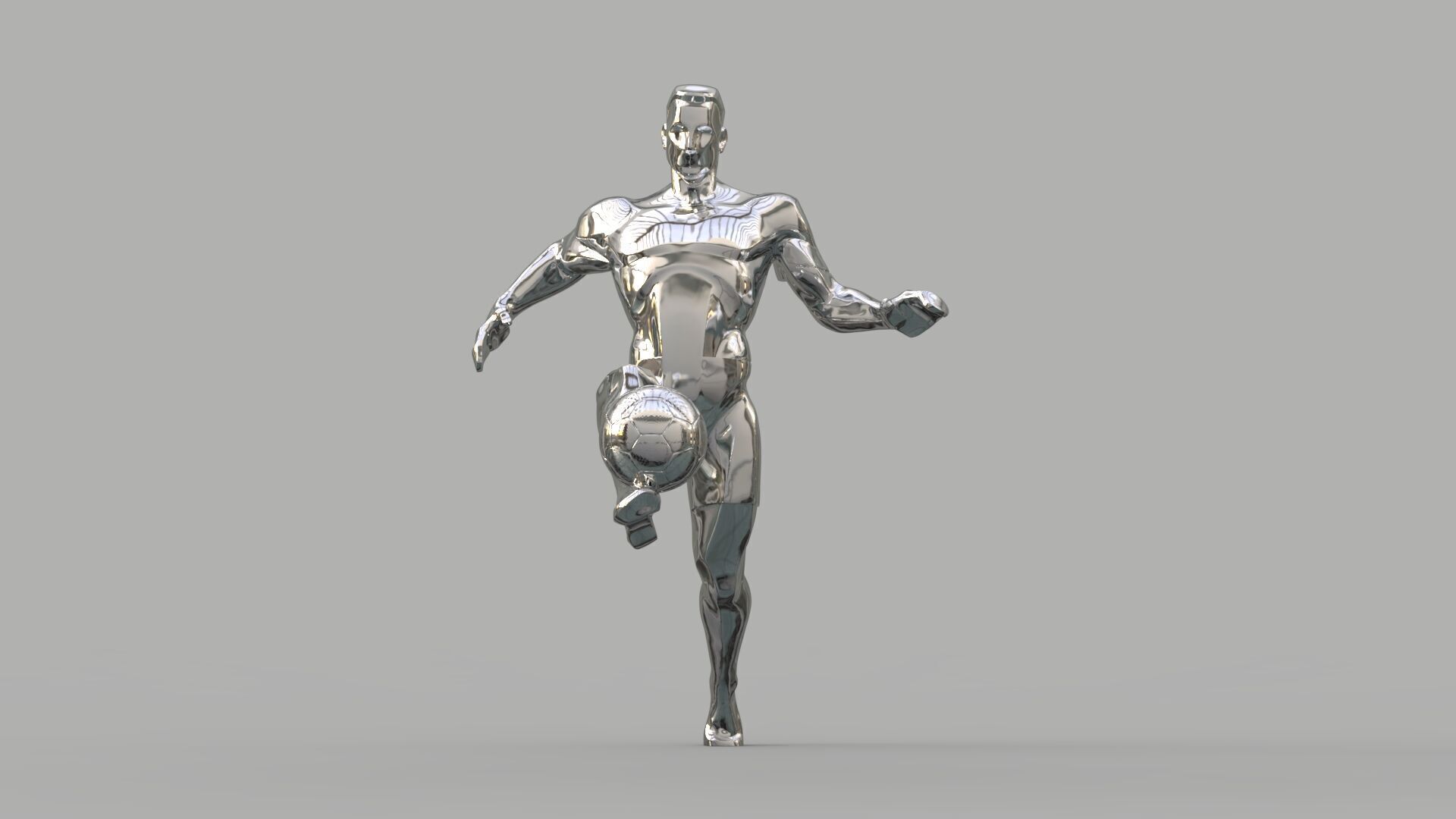 Soccer player  3D model_6