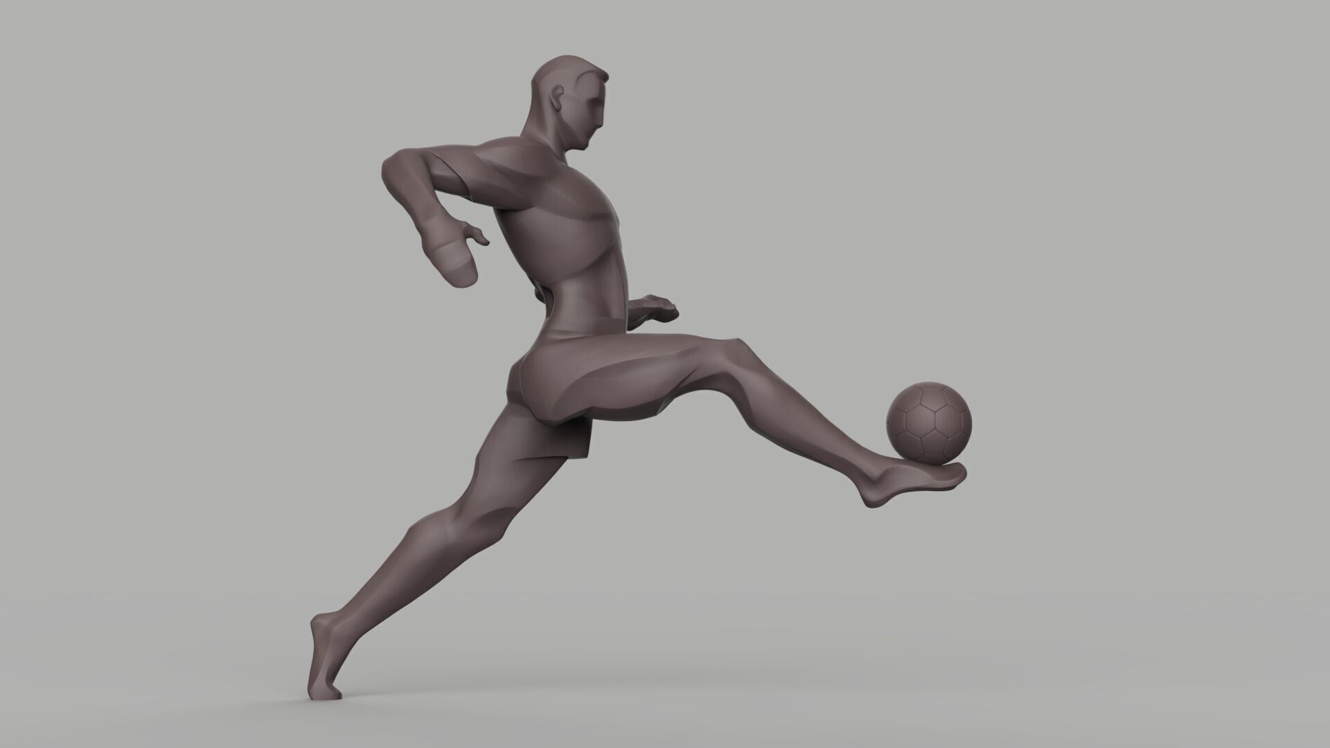 Soccer player  3D model_13