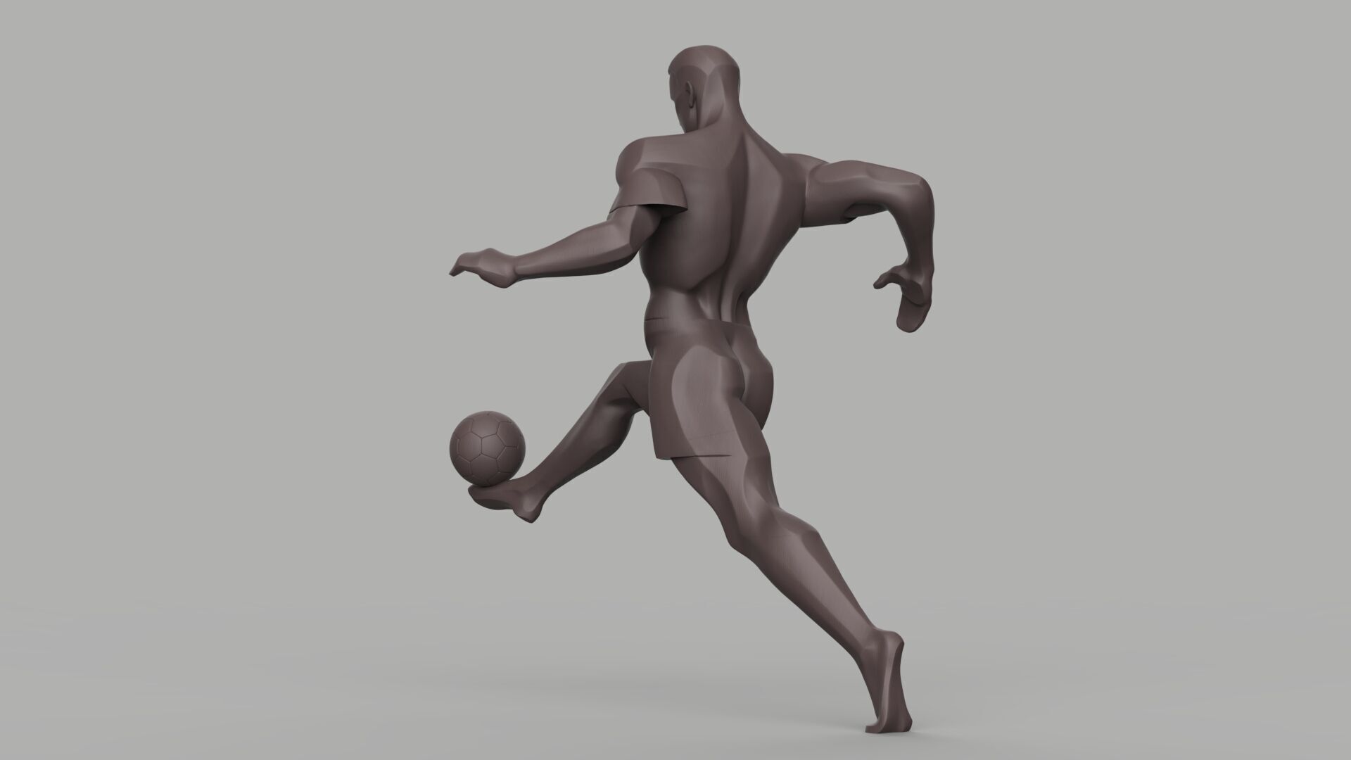 Soccer player  3D model_10