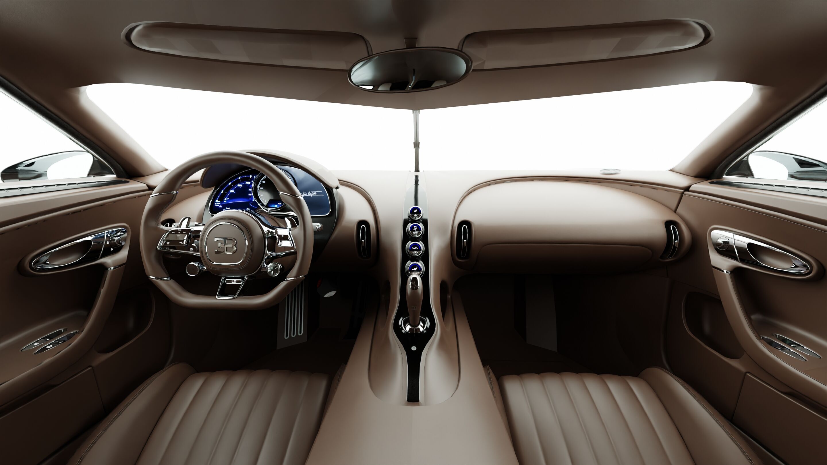 Bugatti La Voiture Noire 3D model_3