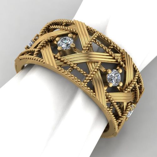 Beautiful ring 3D print model