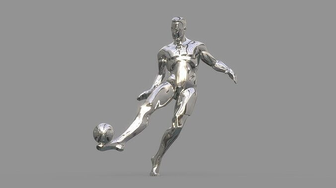 Soccer player 3D model