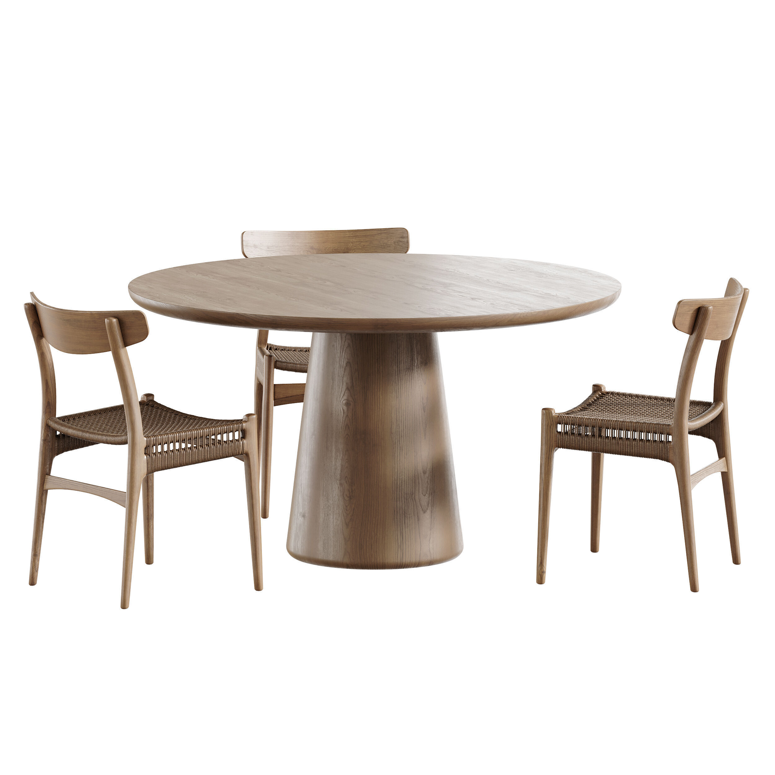 Makoto dining table 3D model_3