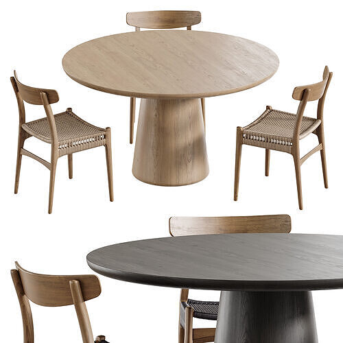 Makoto dining table 3D model