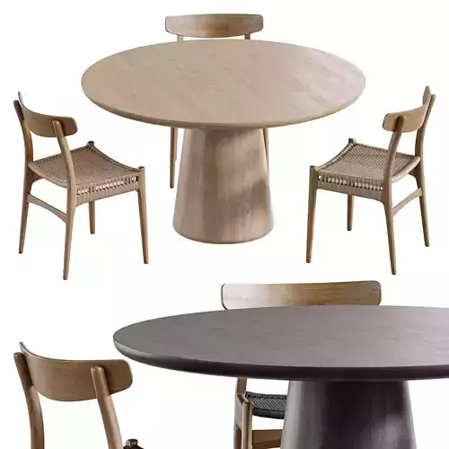 Makoto dining table 3D model